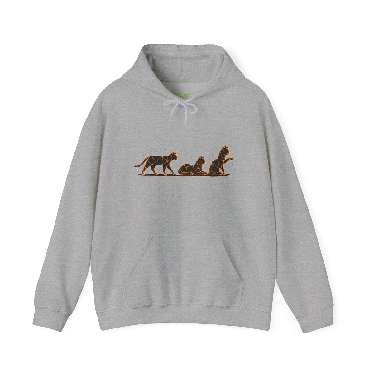 Origami Cat Trio Hoodie | Authenticity Instinct Hoodie