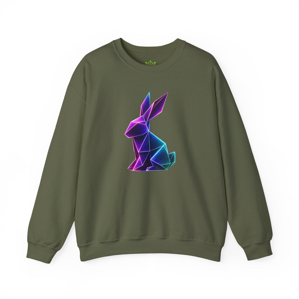 Origami Rabbit Sweatshirt. Initiative Instinct Sweatshirt