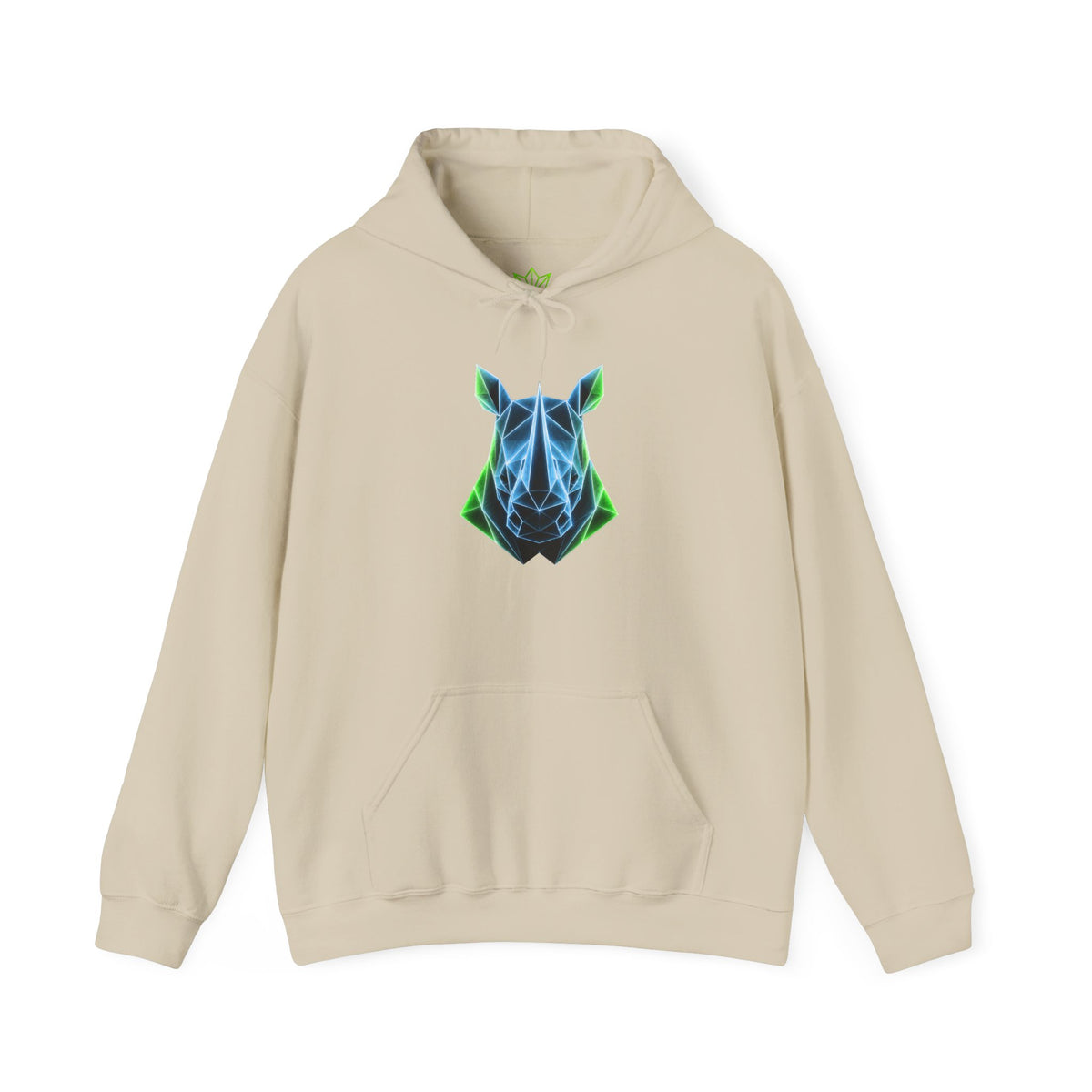 Origami Rhino Hoodie | Resilience Instinct Sweatshirt
