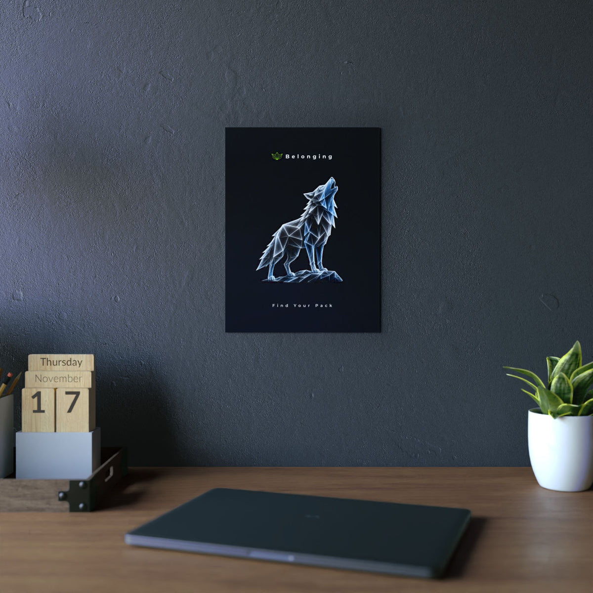 Belonging - Find Your Pack Aluminum Composite Panel | Find Your Pack wall art