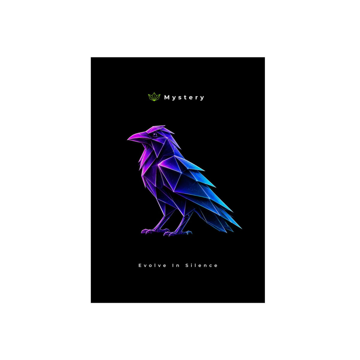 Mystery - Evolve in Silence Aluminum Composite Panel | Modern Wall Art