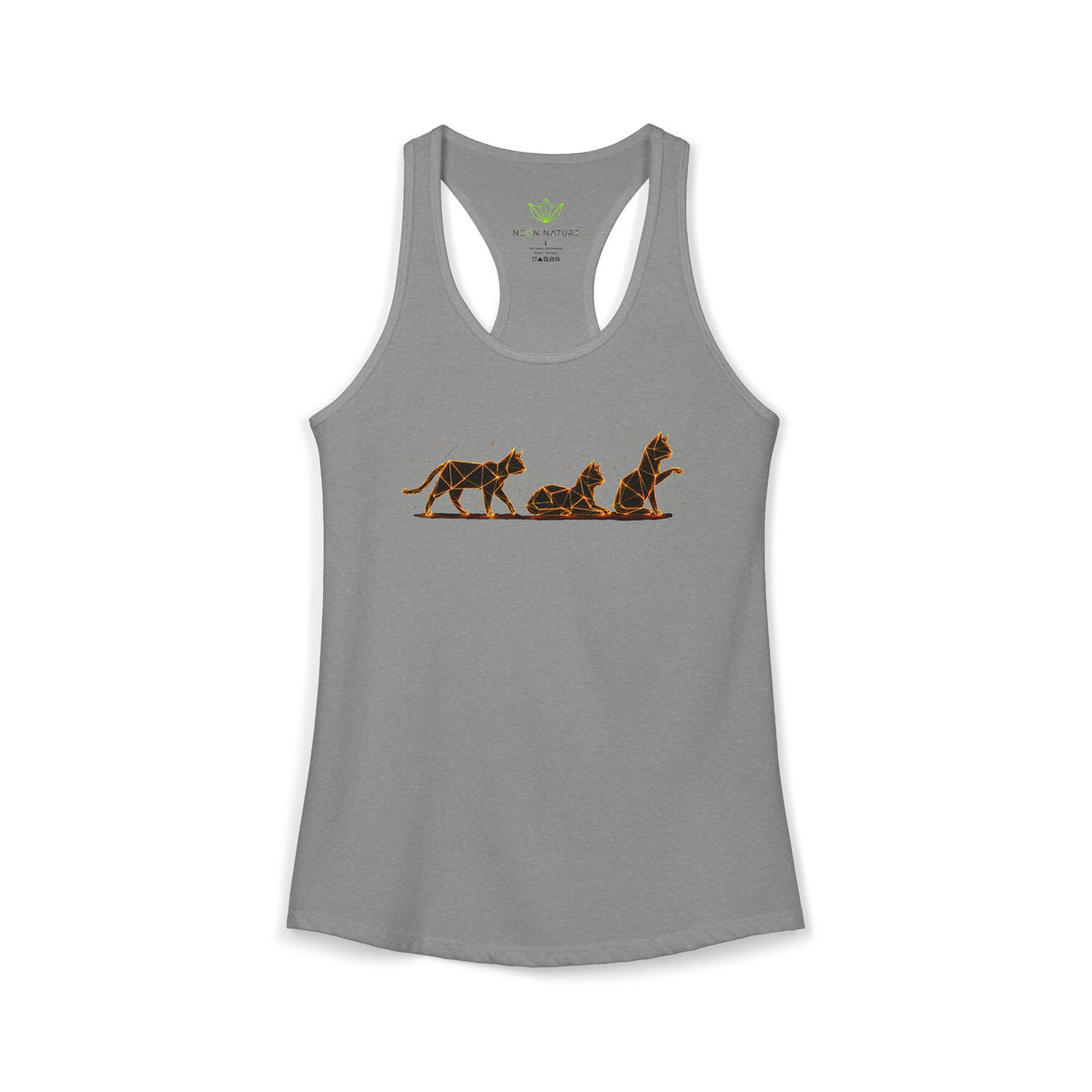 Origami Cats Women's Racerback Tank. Authenticity Instinct Tank