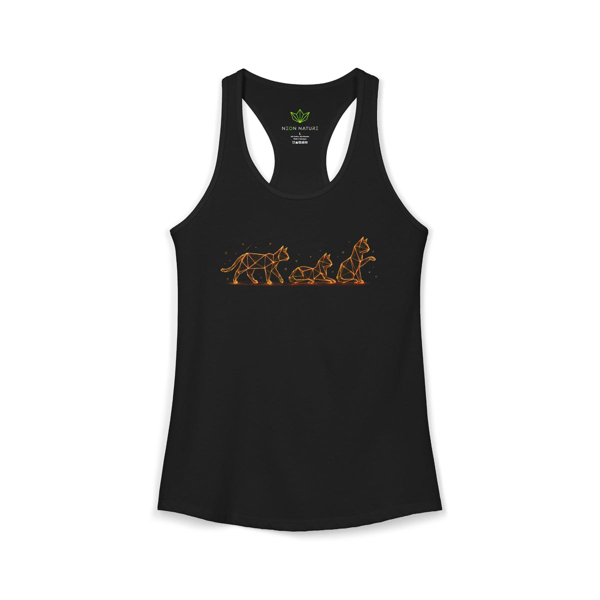 Origami Cats Women's Racerback Tank. Authenticity Instinct Tank