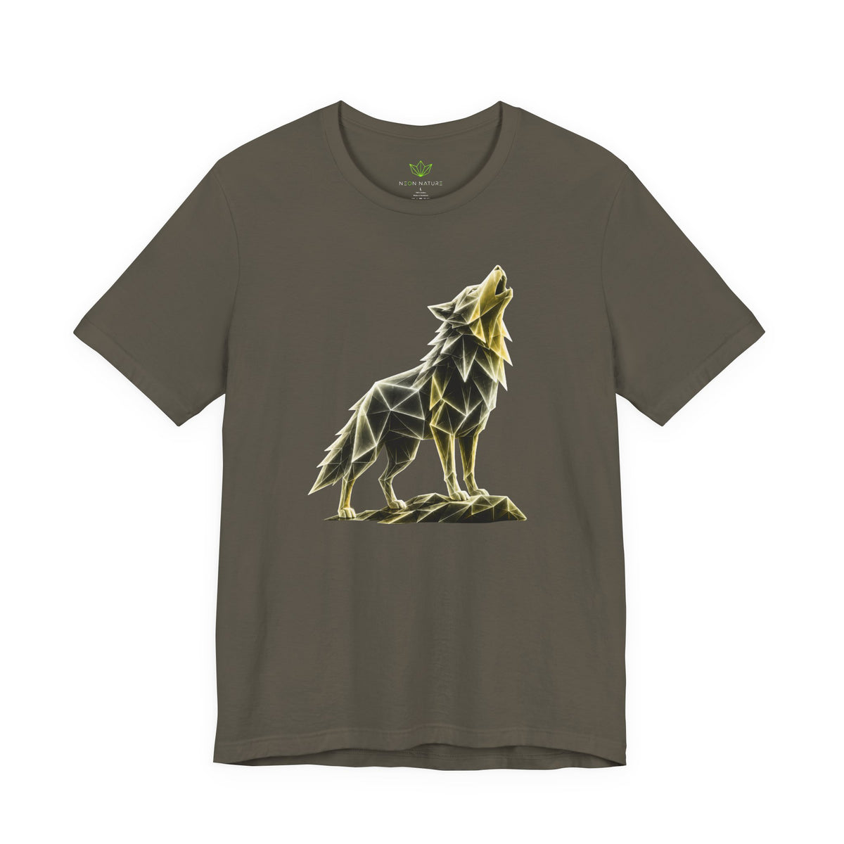 Origami Wolf T-Shirt. Belonging Instinct Tee