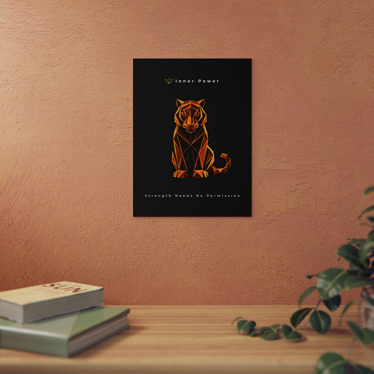 Inner Power - Strength Needs No Permission Art Aluminum Composite Panel | Inner Power Strength Wall Decor
