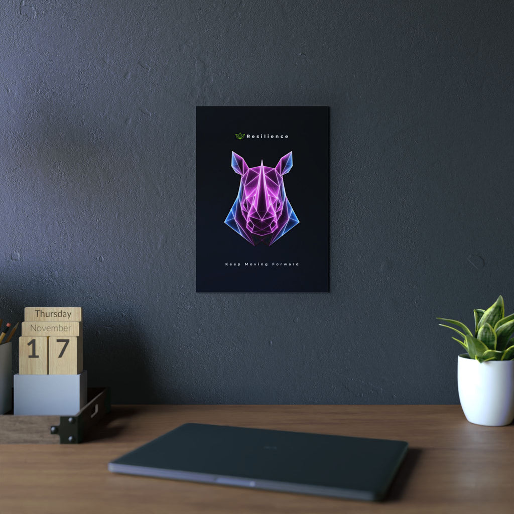 Resilience - Keep Moving Forward Aluminum Composite Panel | Resilience Wall Art