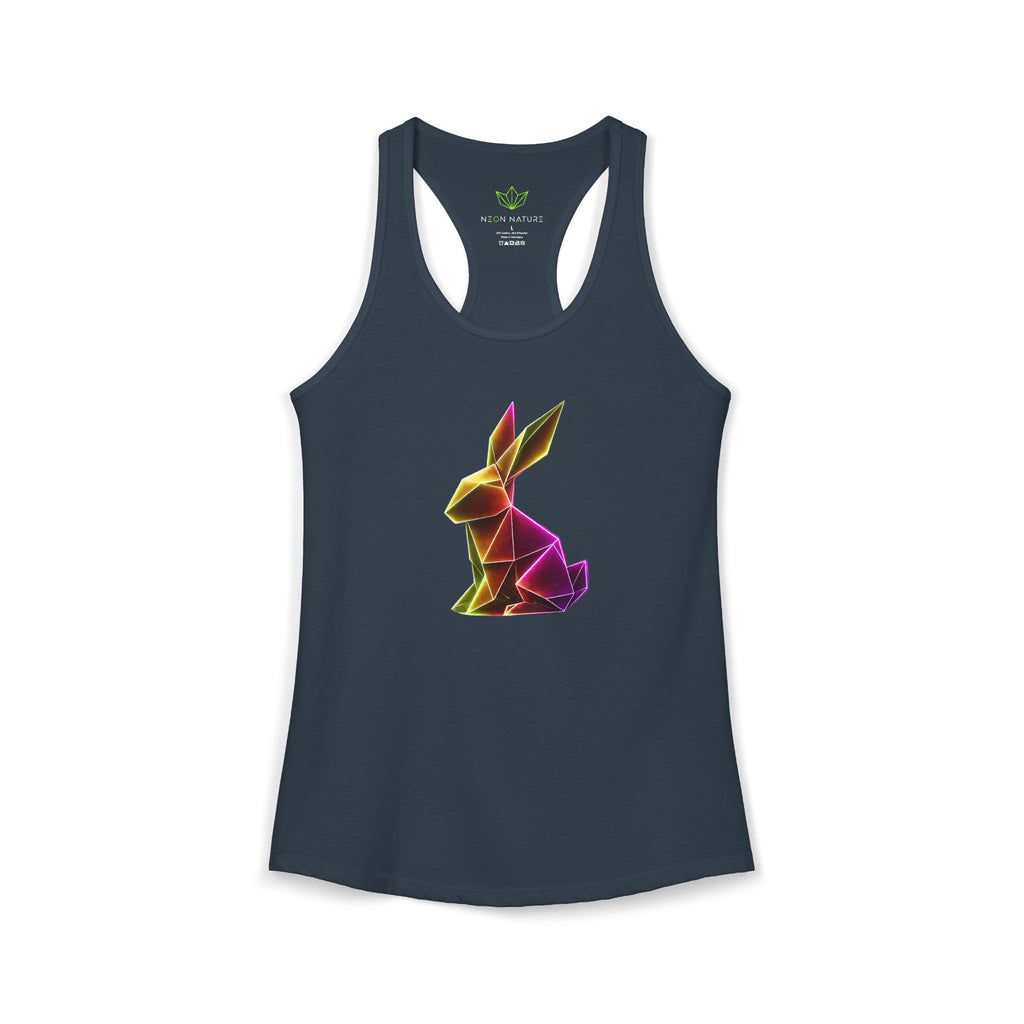 Origami Rabbit Racerback Tank