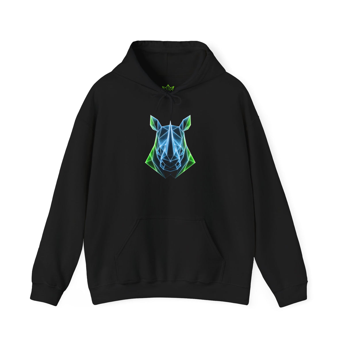 Origami Rhino Hoodie | Resilience Instinct Sweatshirt