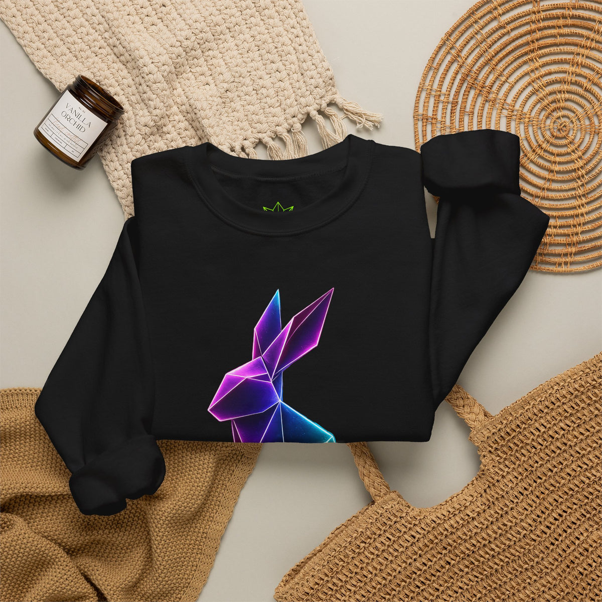 Origami Rabbit Sweatshirt. Initiative Instinct Sweatshirt