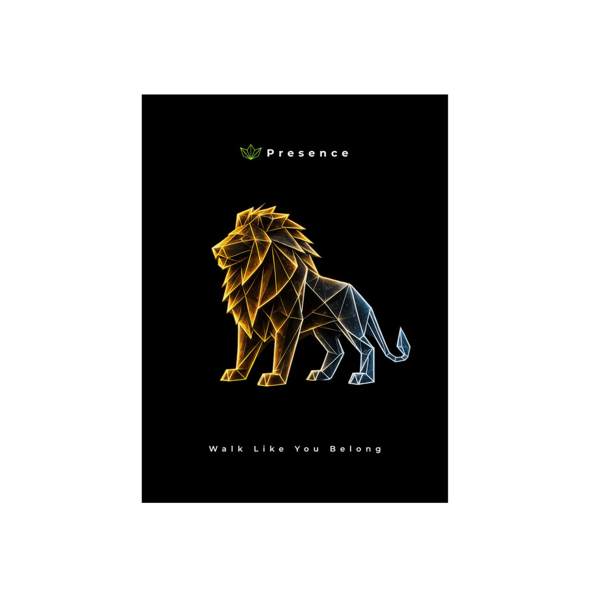 Presence - Walk Like You Belong Aluminum Panel | Modern Wildlife Decor