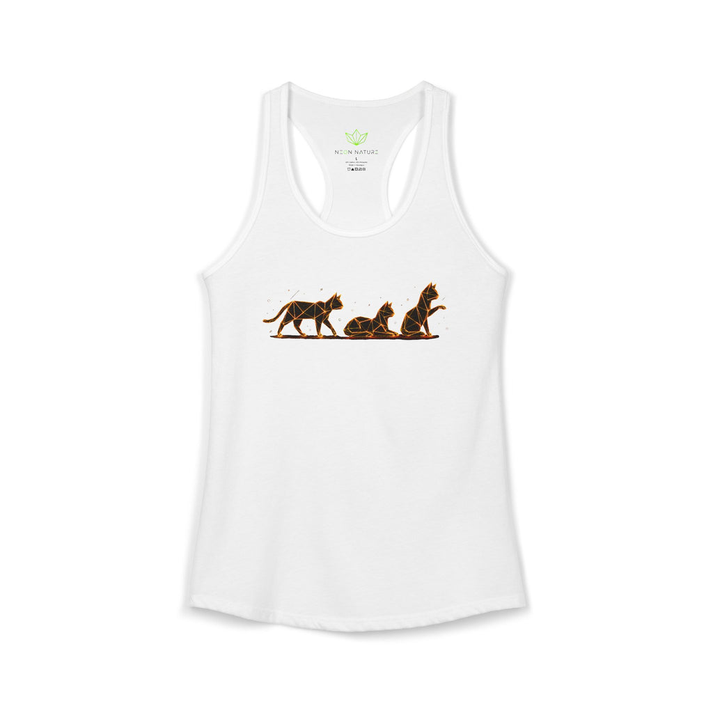 Origami Cats Women's Racerback Tank. Authenticity Instinct Tank