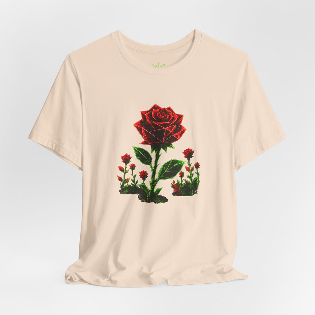 Origami Rose T-Shirt. Vulnerability Instinct Tee