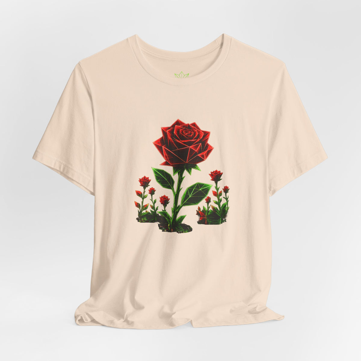 Origami Rose T-Shirt. Vulnerability Instinct Tee