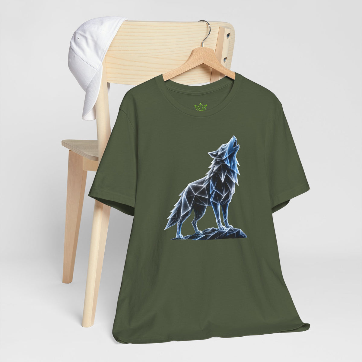 Origami Wolf T-Shirt. Belonging Instinct Tee