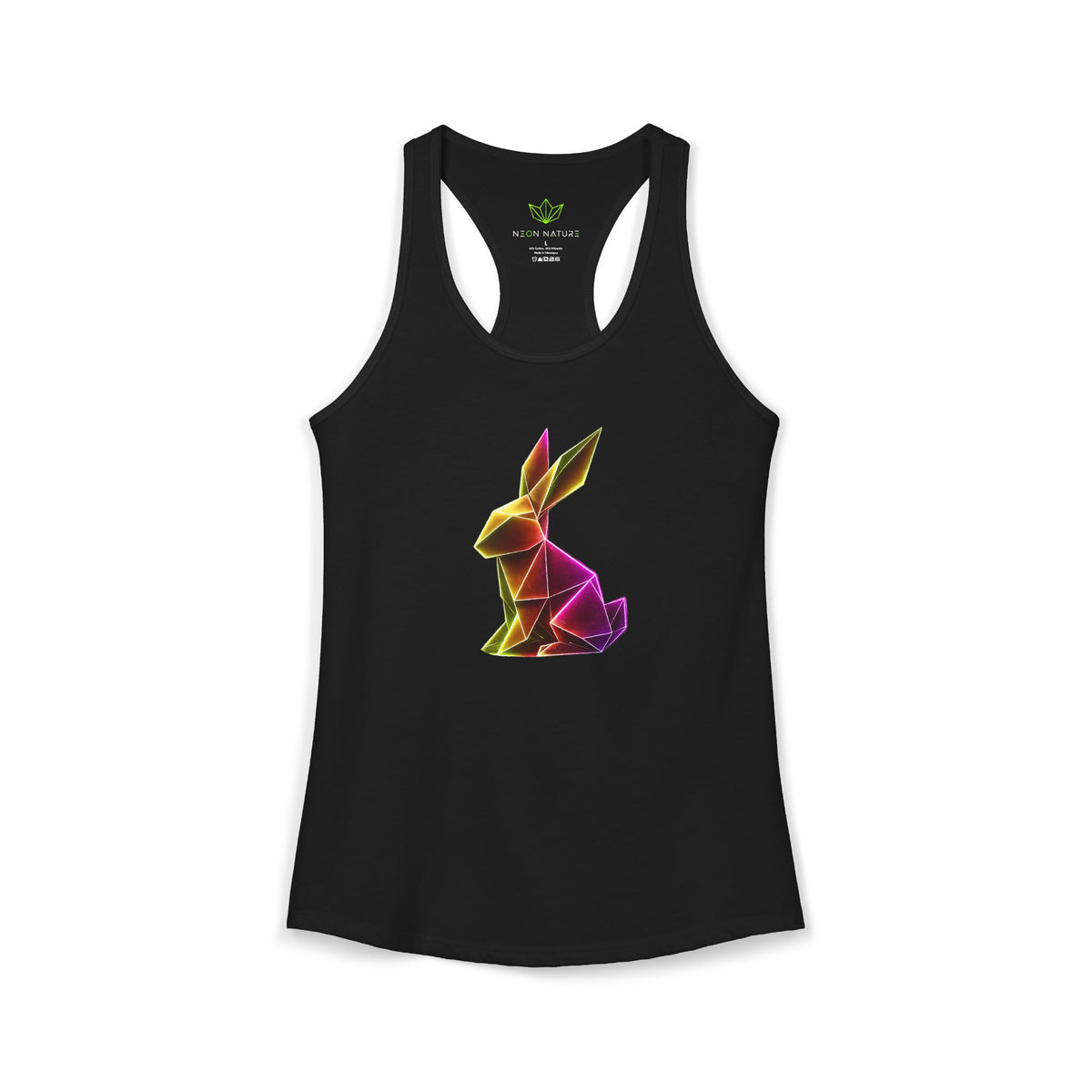 Origami Rabbit Racerback Tank