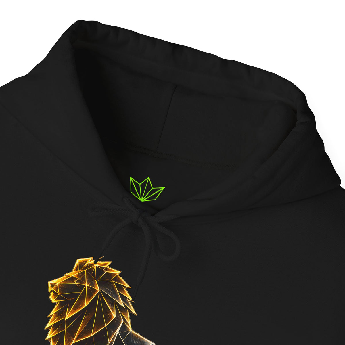Origami Lion Hoodie. Presence Instinct Sweatshirt