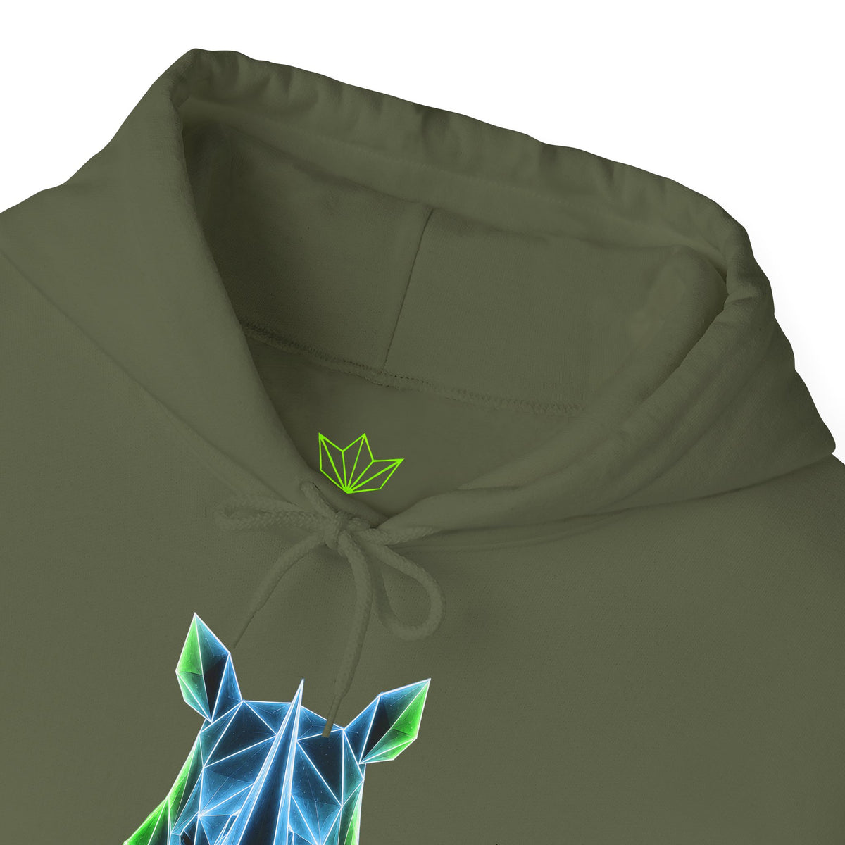 Origami Rhino Hoodie | Resilience Instinct Sweatshirt