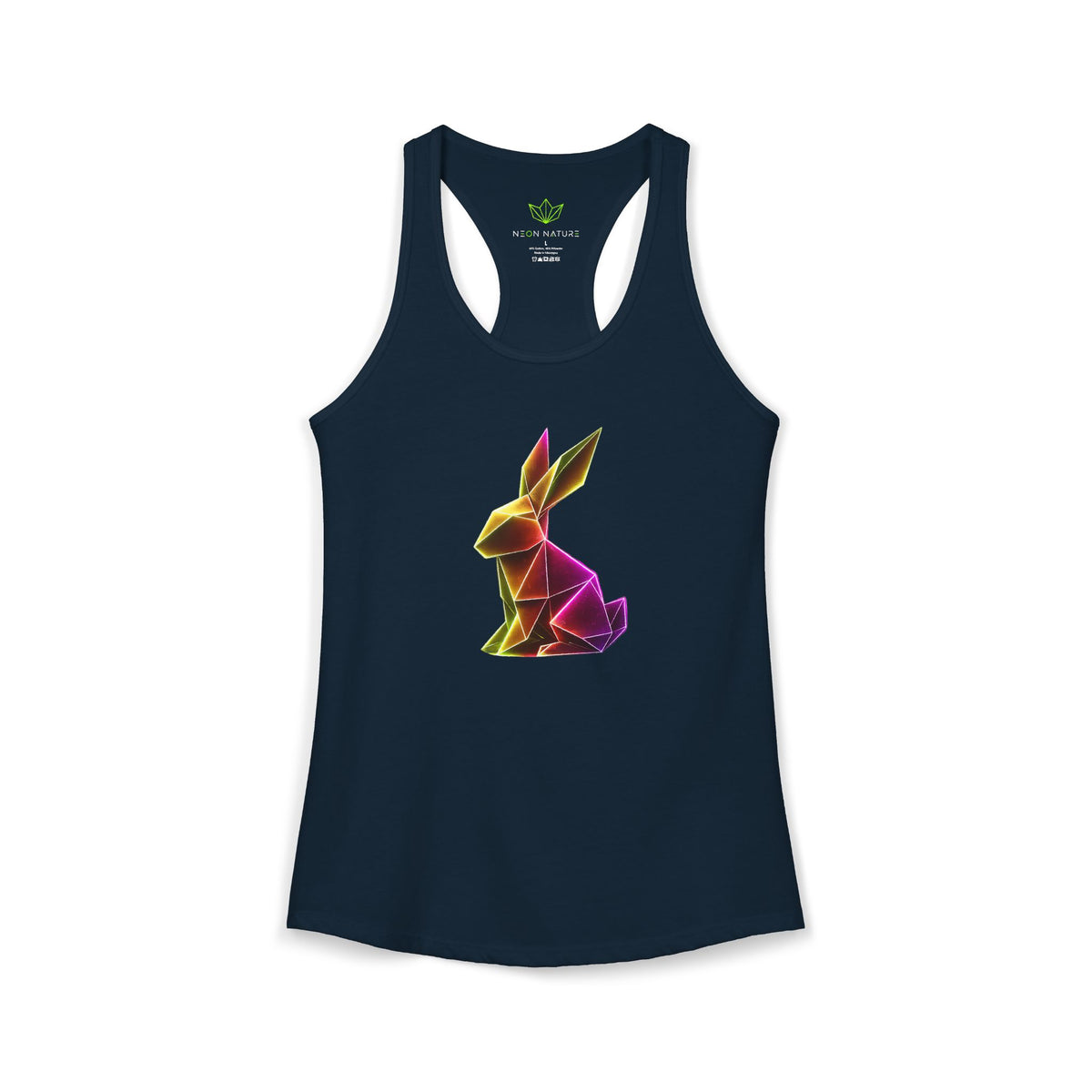Origami Rabbit Racerback Tank
