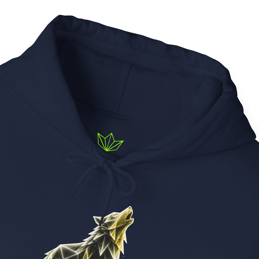 Origami Wolf Hoodie. Belonging Instinct Sweatshirt