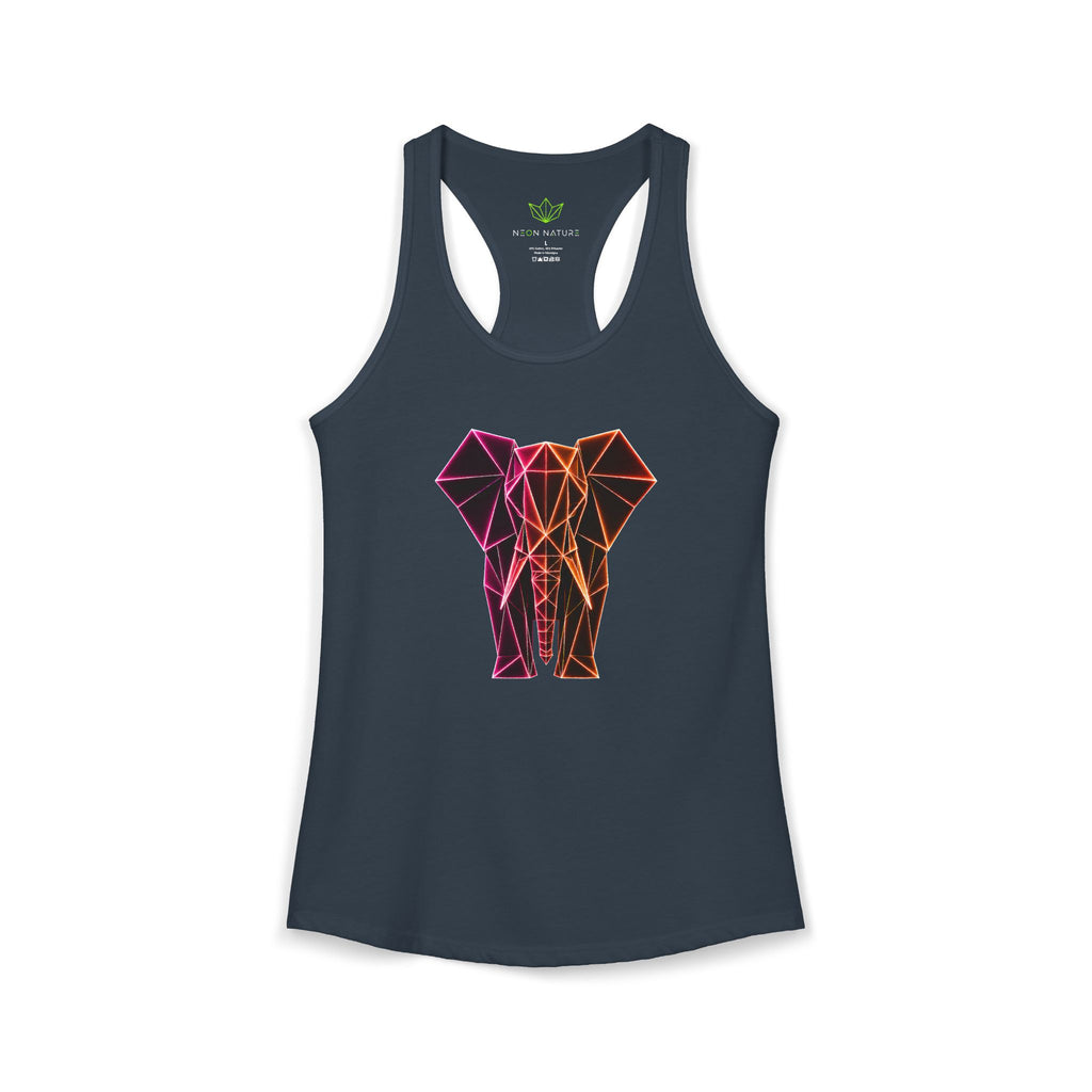 Origami Elephant Racerback Tank. Wisdom Instinct Tank