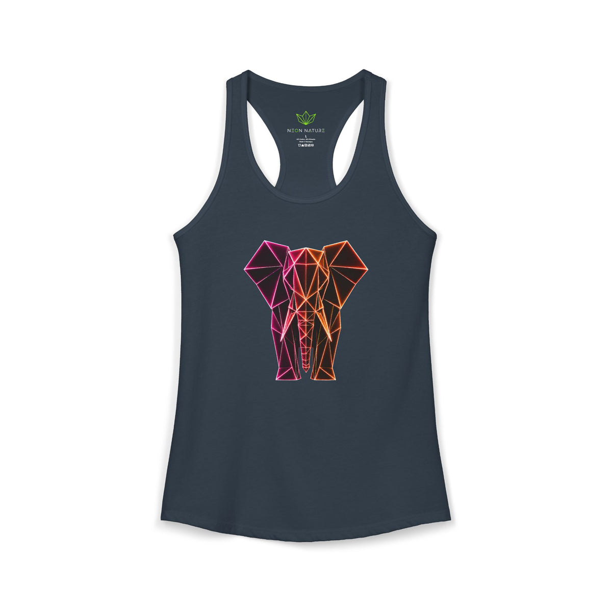 Origami Elephant Racerback Tank. Wisdom Instinct Tank