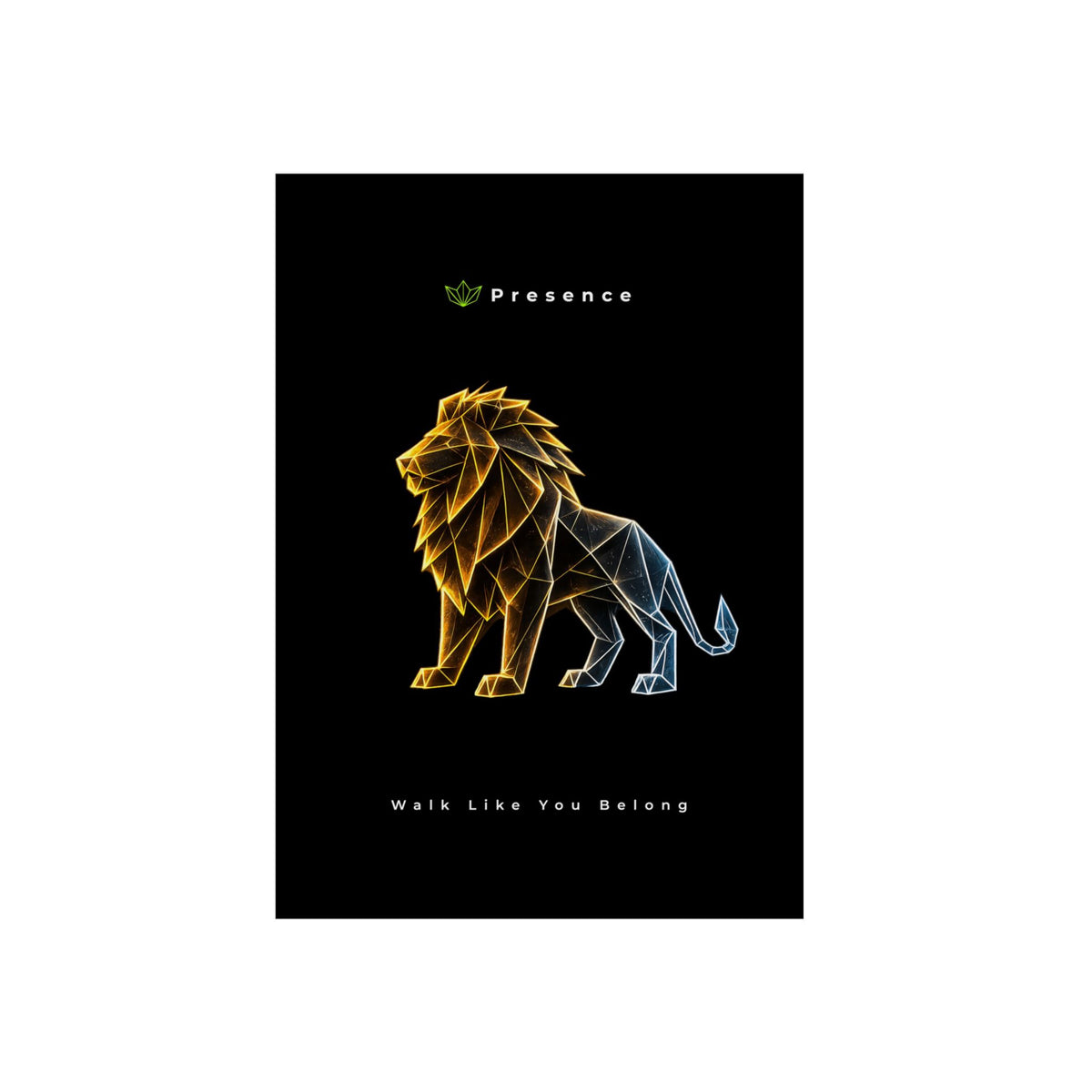 Presence - Walk Like You Belong Aluminum Panel | Modern Wildlife Decor
