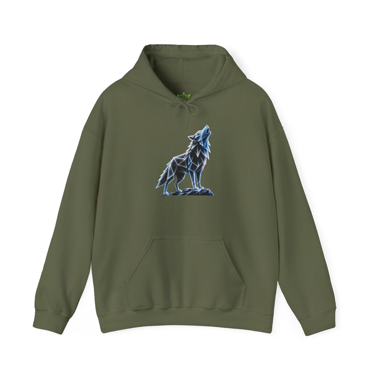 Origami Wolf Hoodie. Belonging Instinct Sweatshirt