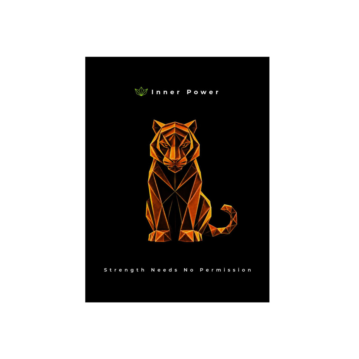 Inner Power - Strength Needs No Permission Art Aluminum Composite Panel | Inner Power Strength Wall Decor