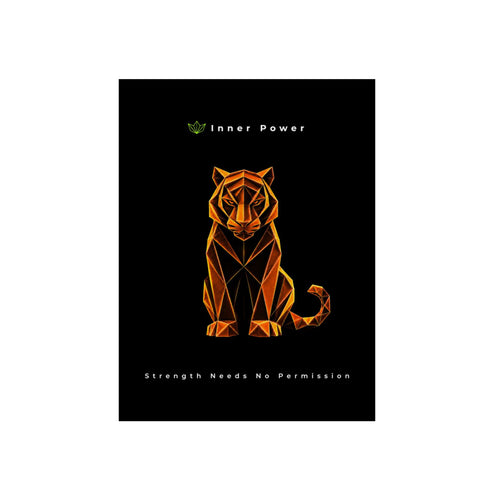 Inner Power - Strength Needs No Permission Art Aluminum Composite Panel | Inner Power Strength Wall Decor