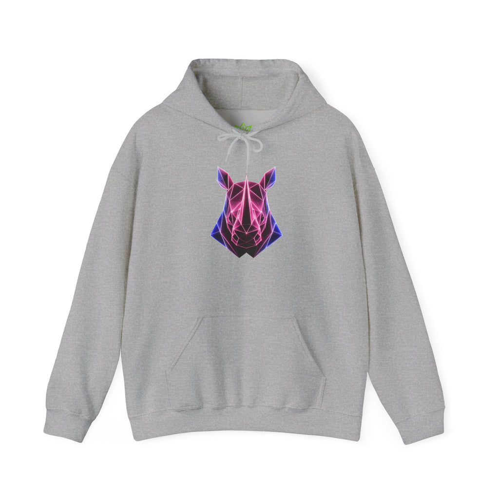 Origami Rhino Hoodie | Resilience Instinct Sweatshirt