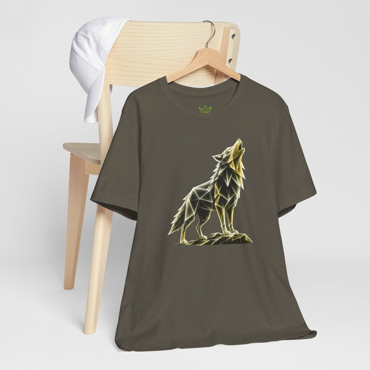 Origami Wolf T-Shirt. Belonging Instinct Tee