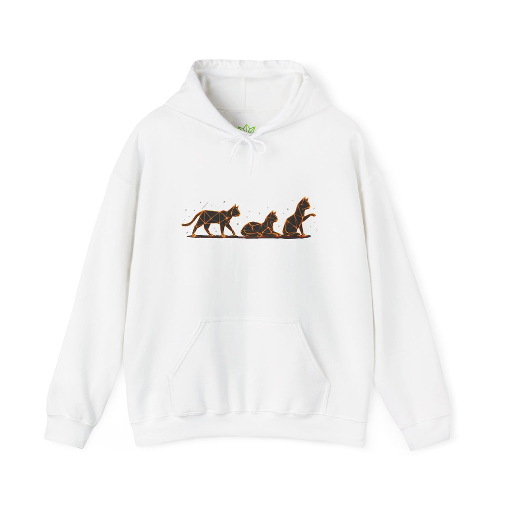 Origami Cat Trio Hoodie | Authenticity Instinct Hoodie