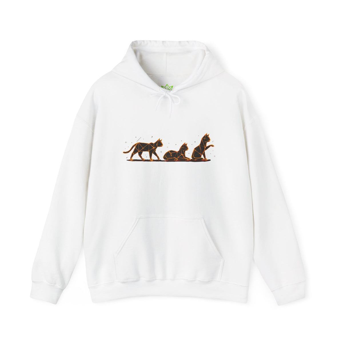 Origami Cat Trio Hoodie | Authenticity Instinct Hoodie