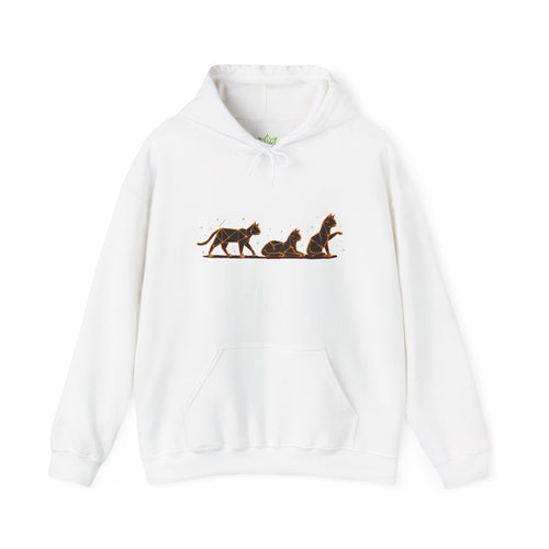 Origami Cat Trio Hoodie | Authenticity Instinct Hoodie