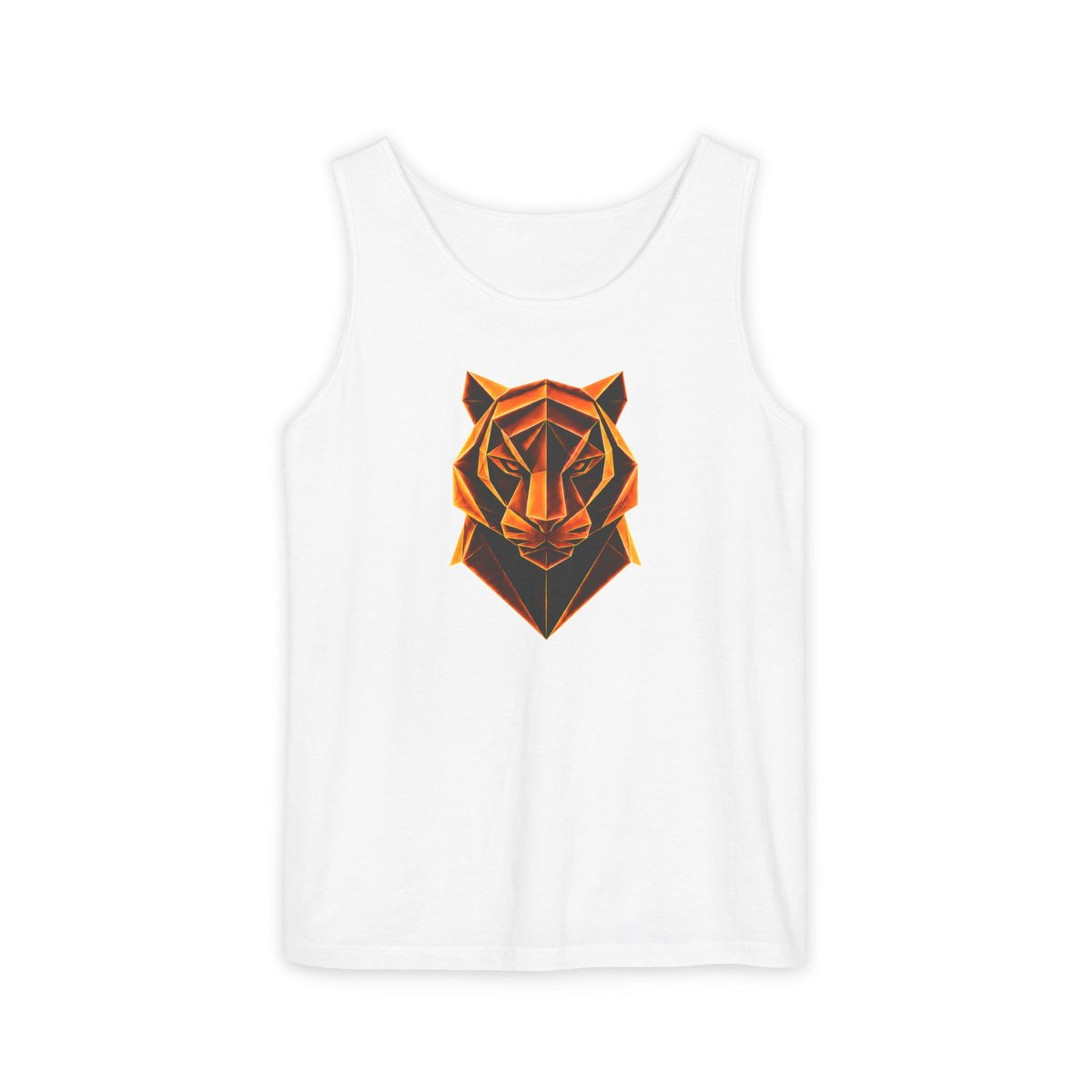 Origami Tiger Head Tank Top. Inner Power Instinct Tank Top