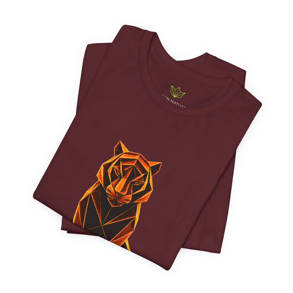Origamy Tiger T-Shirt. Inner Power Instinct Tee