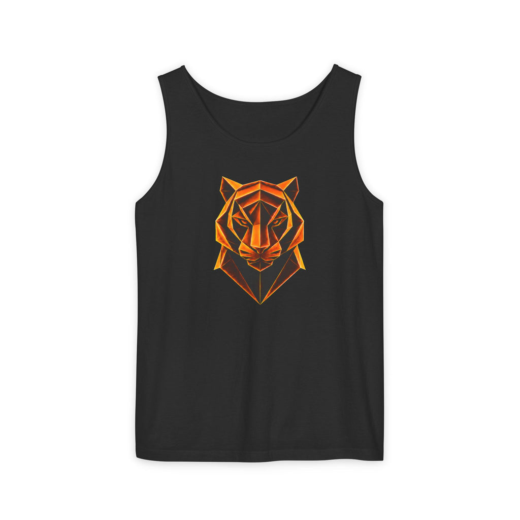 Origami Tiger Head Tank Top. Inner Power Instinct Tank Top
