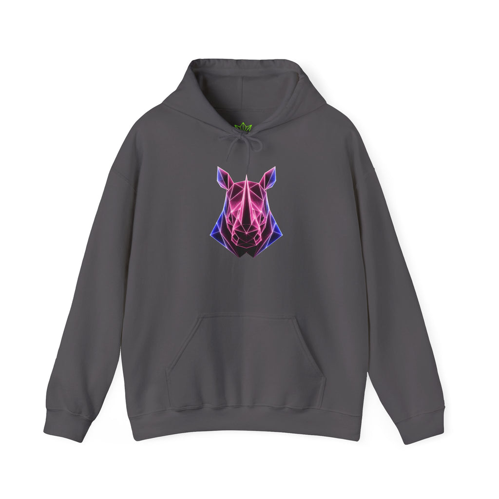 Origami Rhino Hoodie | Resilience Instinct Sweatshirt