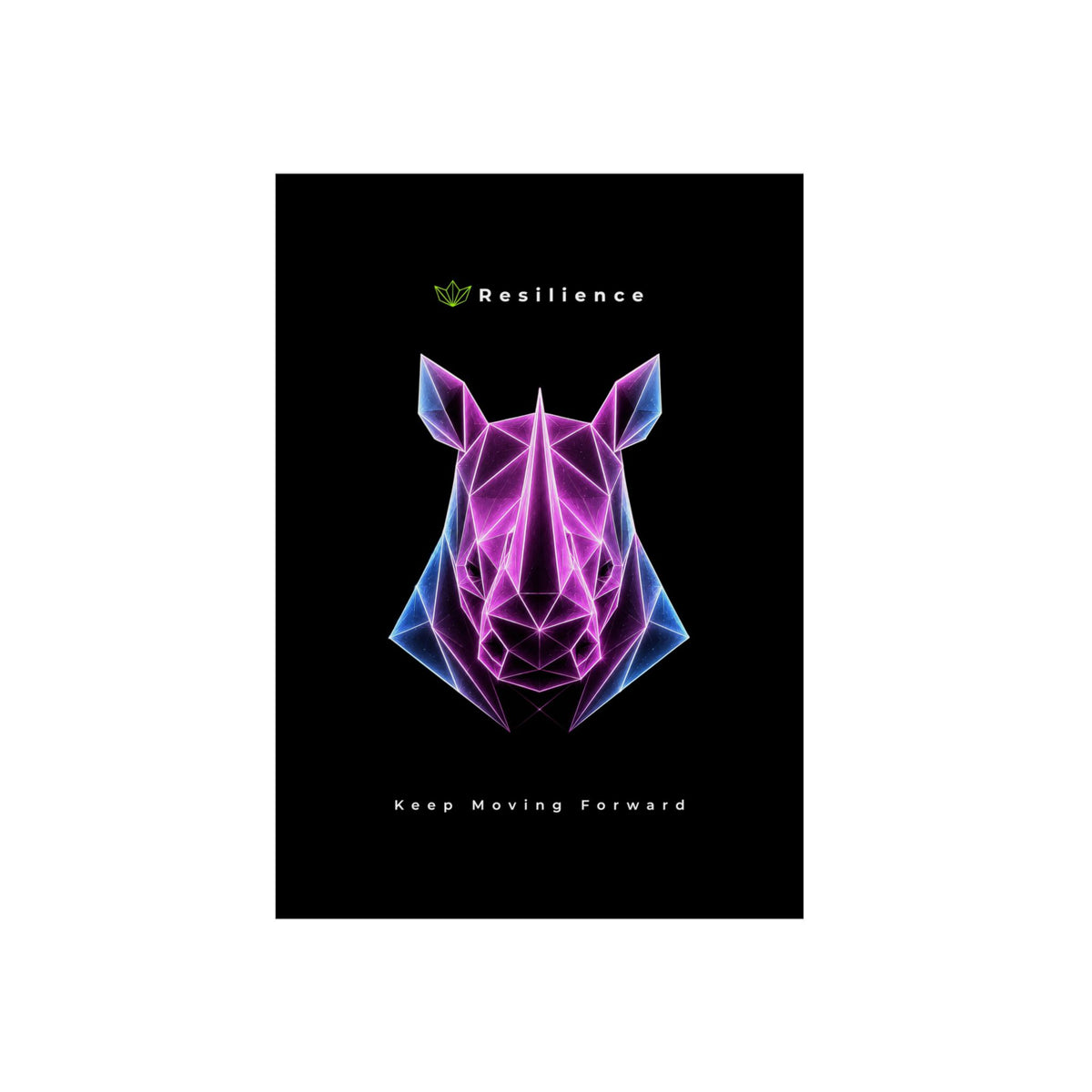 Resilience - Keep Moving Forward Aluminum Composite Panel | Resilience Wall Art