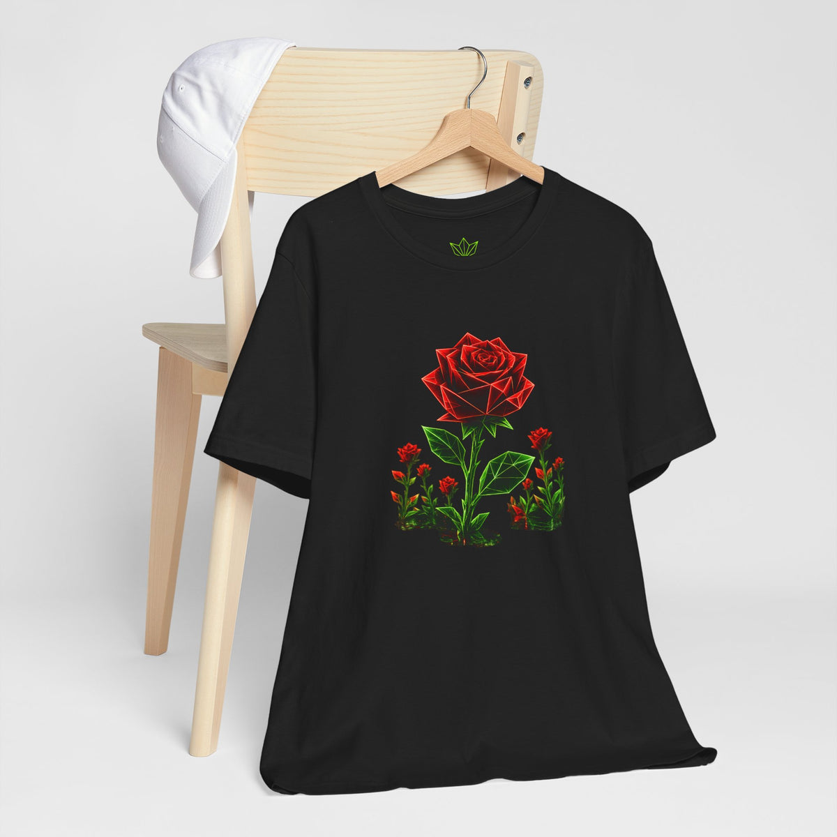Origami Rose T-Shirt. Vulnerability Instinct Tee