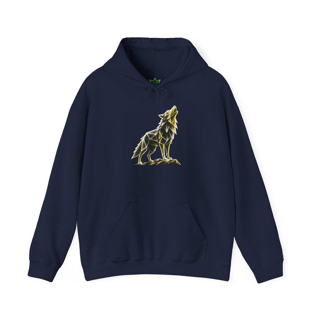 Origami Wolf Hoodie. Belonging Instinct Sweatshirt