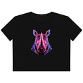 Origami Rhino Tee. Resilience Instinct Cropped Boxy T-Shirt