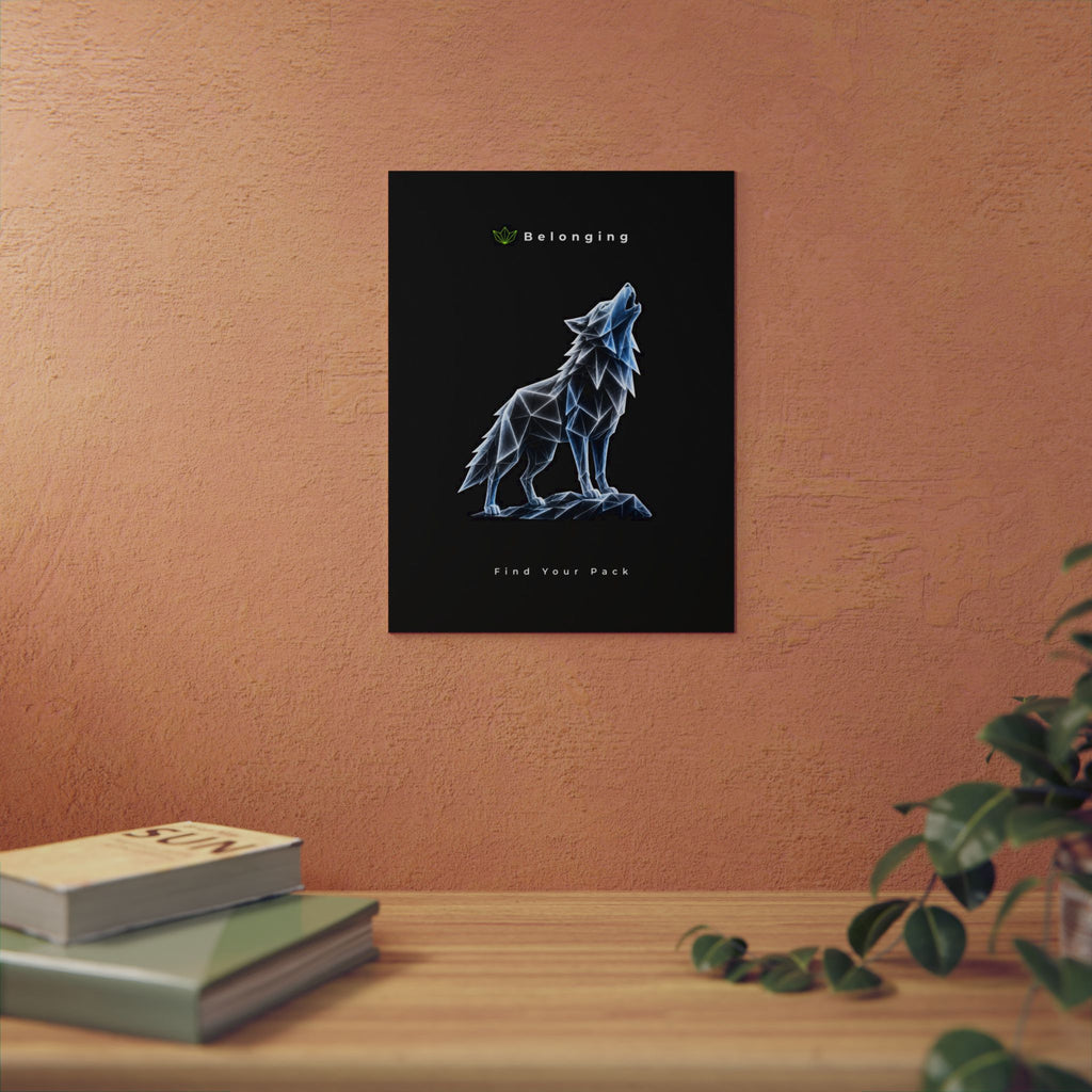 Belonging - Find Your Pack Aluminum Composite Panel | Find Your Pack wall art