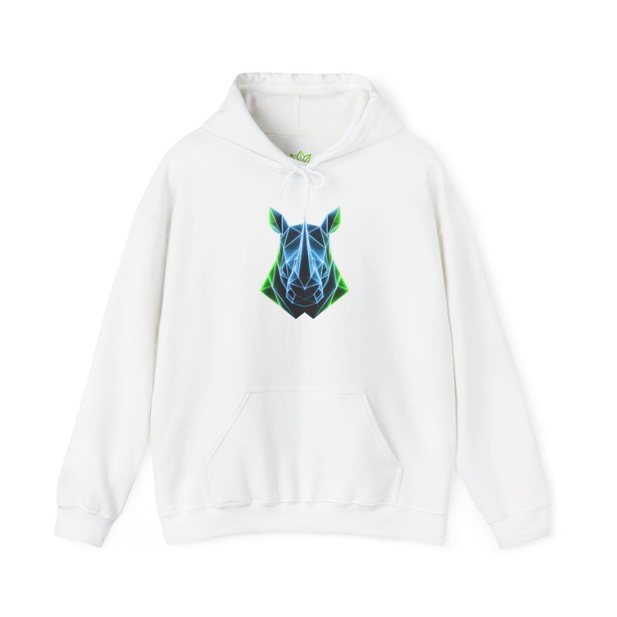 Origami Rhino Hoodie | Resilience Instinct Sweatshirt