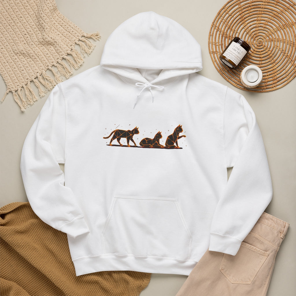 Origami Cat Trio Hoodie | Authenticity Instinct Hoodie
