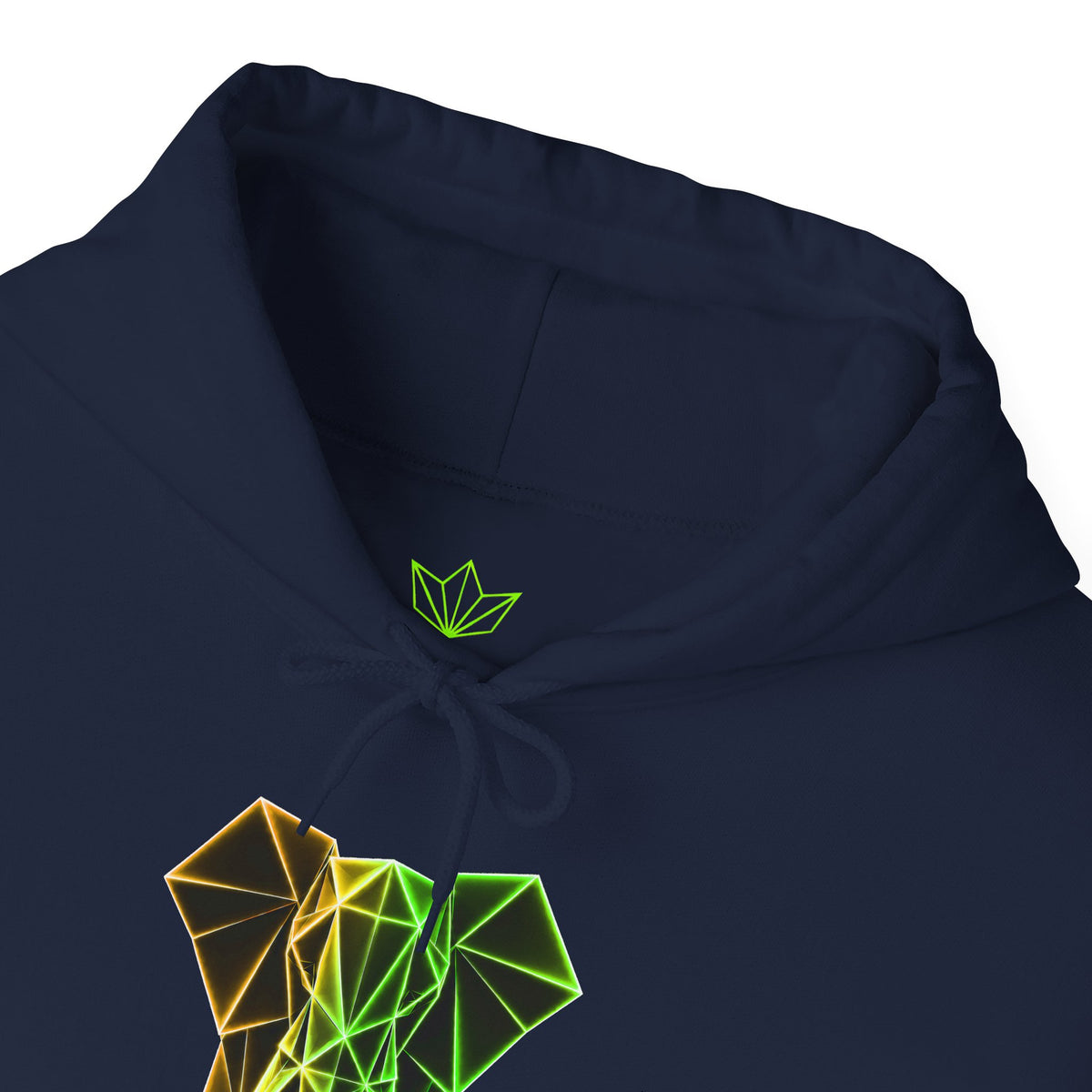 Origami Elephant Hoodie. Wisdom Instinct Sweatshirt