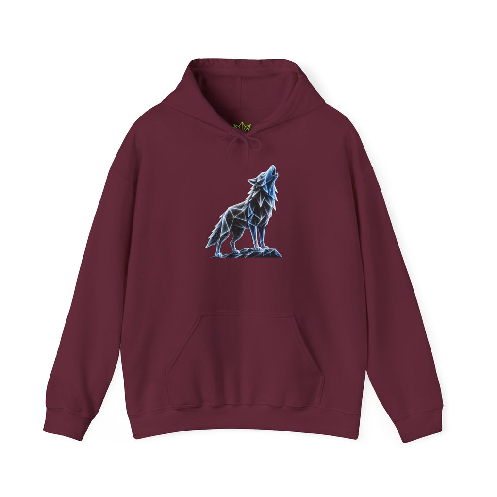 Origami Wolf Hoodie. Belonging Instinct Sweatshirt