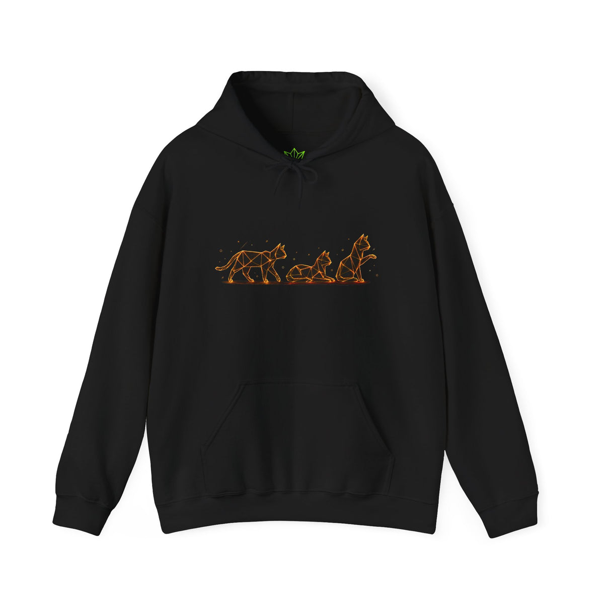 Origami Cat Trio Hoodie | Authenticity Instinct Hoodie