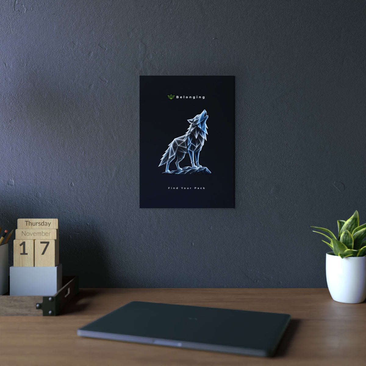 Belonging - Find Your Pack Aluminum Composite Panel | Find Your Pack wall art