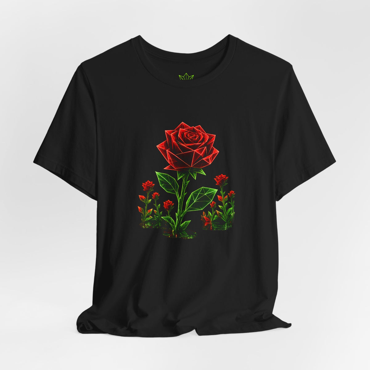 Origami Rose T-Shirt. Vulnerability Instinct Tee